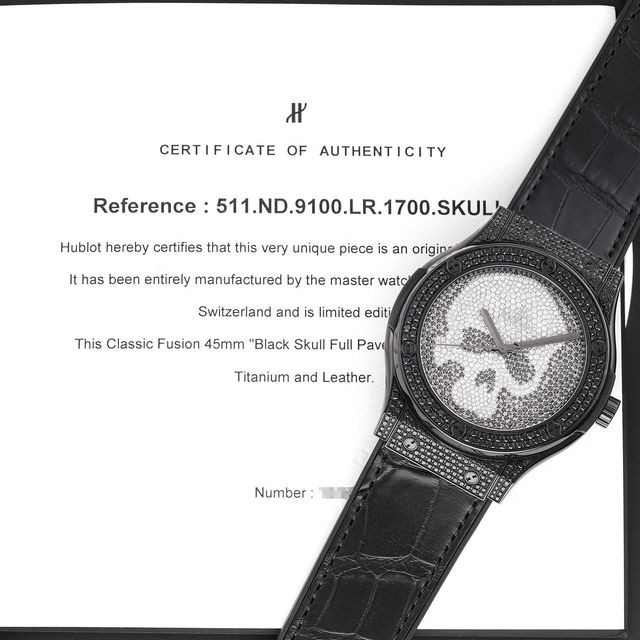 Hublot Classic Fusion 511.ND.9100.LR.1700.SKULL Image 6